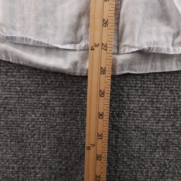 Barbour Cotton Check Button-Down Small Blue Shirt Pocket Men Long Sleeve Adult - Picture 11 of 16